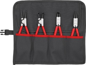 Zestaw szczypiec do pierścieni osadczych, 4-cz. KNIPEX
