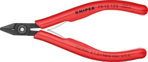 Szczypce tnące boczne dla elektroników ,z zaciskiem do drutu 125mm KNIPEX