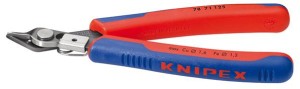 Szczypce tnące boczne dla elektronik.SuperKnips ksztalt 7,125mm KNIPEX