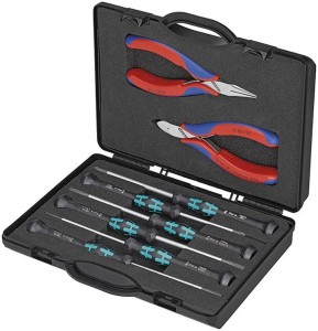 Zest.szczypiec dla elektroników, 8-cz. KNIPEX