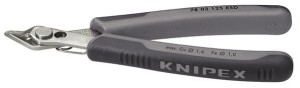 Szczypce tnące boczne dla elektroników ESD V2A 140mm KNIPEX