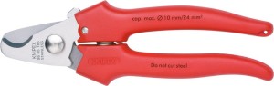 Nożyce do cięcia kabli z sprezyna rozwierajaca 165mm KNIPEX