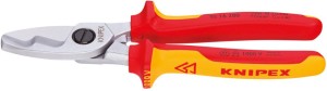 Nożyce do kabli VDE z rękojeściąmi wielokomp. 200mm KNIPEX
