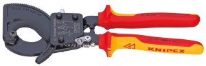 Nożyce do kabli VDE z rękojeściąmi wielokomp. 250mm KNIPEX