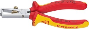 Szczypce do ściągania izolacji VDE z rękoj. wielokomponentowymi 160mm qmm KNIPEX