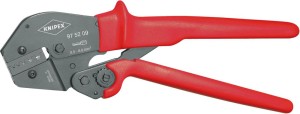 Szczypce dzwigniowe do zagniatania,do tulejek kabl.35+50qmm KNIPEX