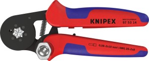 Szczypce do zagniatania tulejek kablowych 6-kat,0,08-10qmm KNIPEX