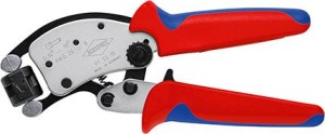 Szczypce do zagniatania, do tulejek kablowych Twistor T 0,14-10qmm / 2x0,25qmm KNIPEX