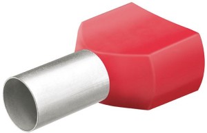 Tulejka kablowa Twin z kołnierzem 12mm 2x1,00mm² po 50 szt. KNIPEX