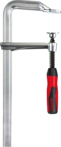 Ścisk śrubowy,stalowy z rękojeścią 2-kompon. 160x80mm BESSEY